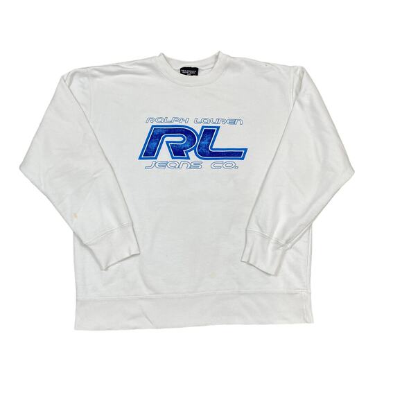 Vintage Polo Jeans Co Ralph Lauren Crewneck Sweatshirt Men's M/L - Picture 1 of 9